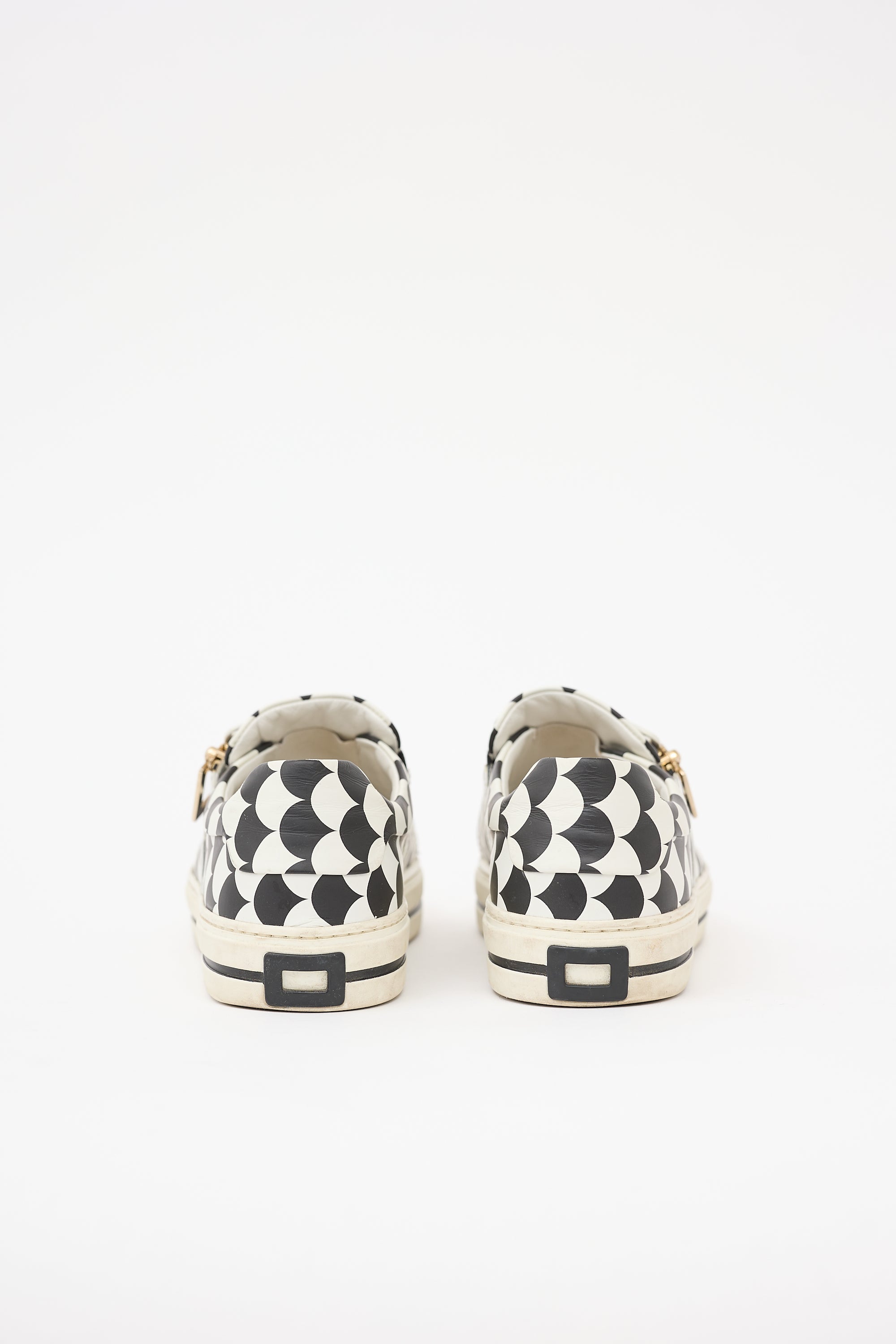 Roger Vivier Leather Printed Zip Sneaker