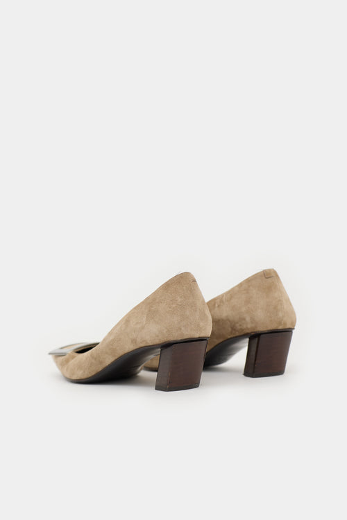 Roger Vivier Suede Belle Vivier  Pump