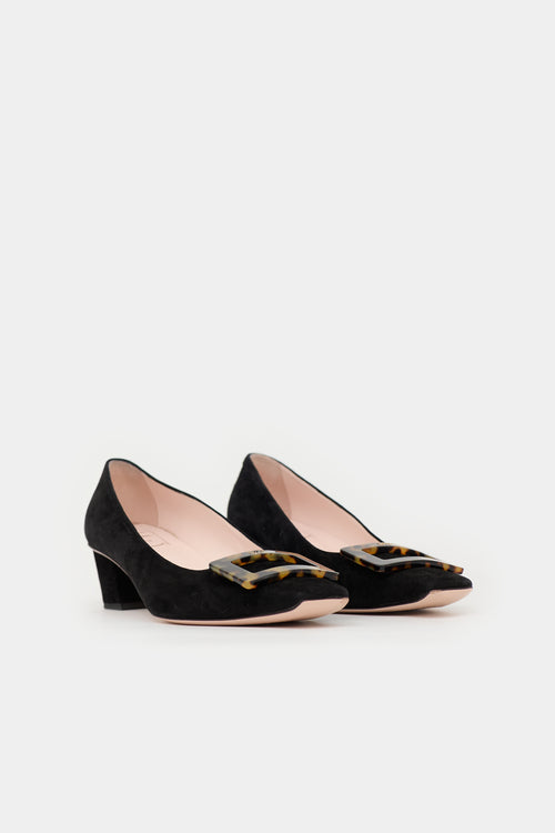Roger Vivier Suede Belle Vivier  Pump