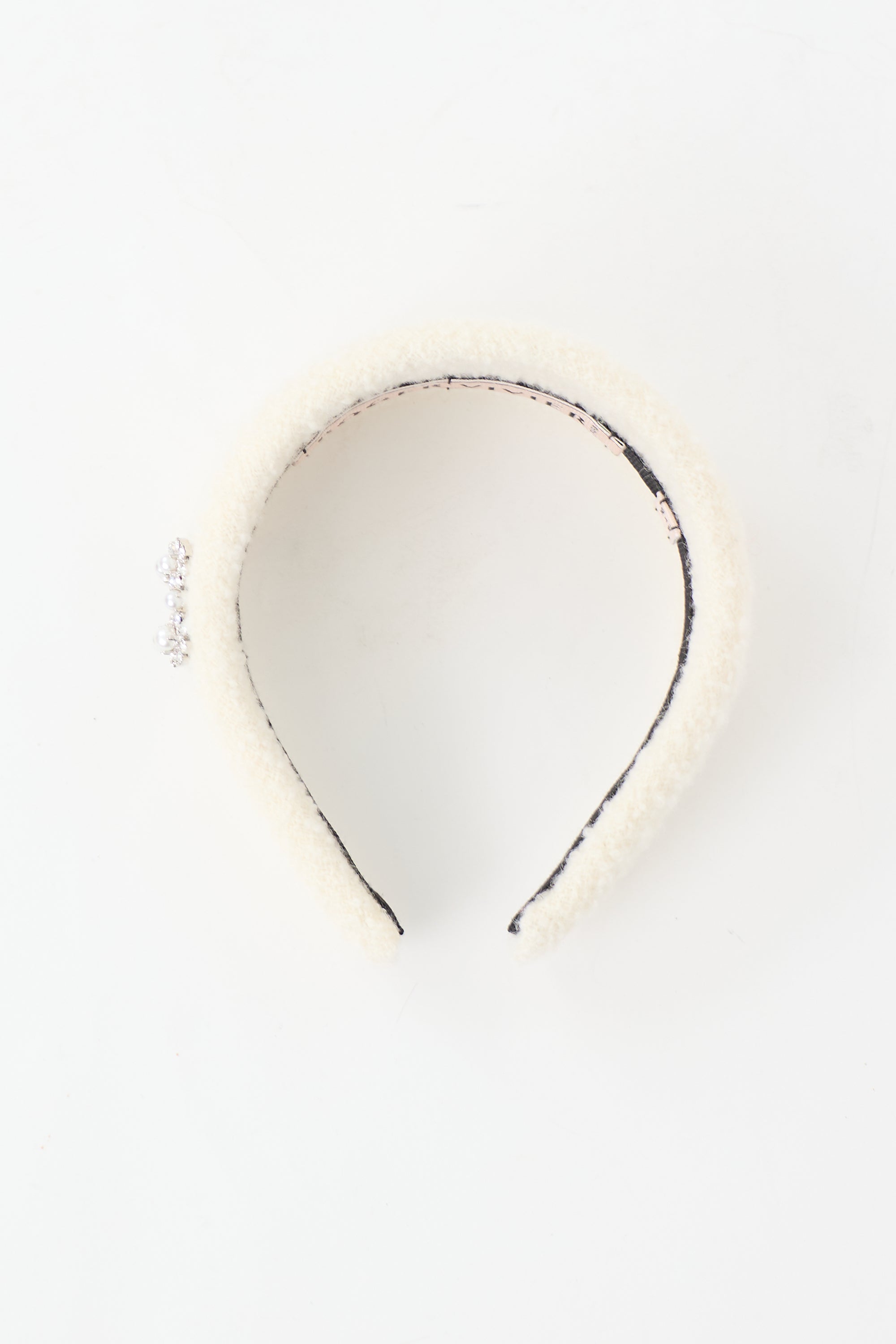 Roger Vivier Bouclé Efflorescence Headband