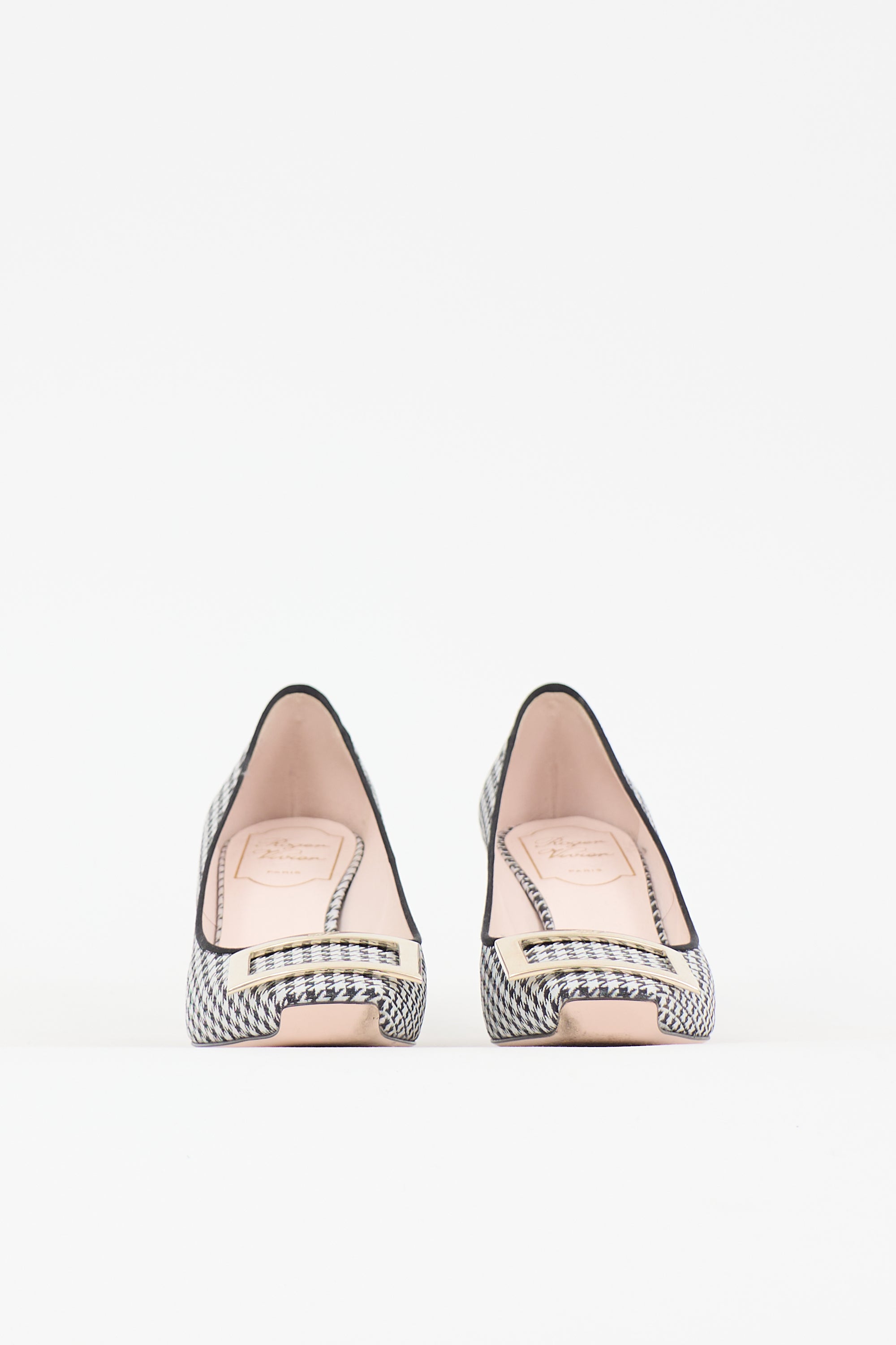 Roger Vivier Patterned Trompette Pump