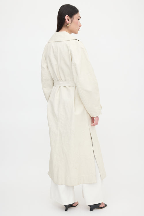Róhe Coated Trench Coat