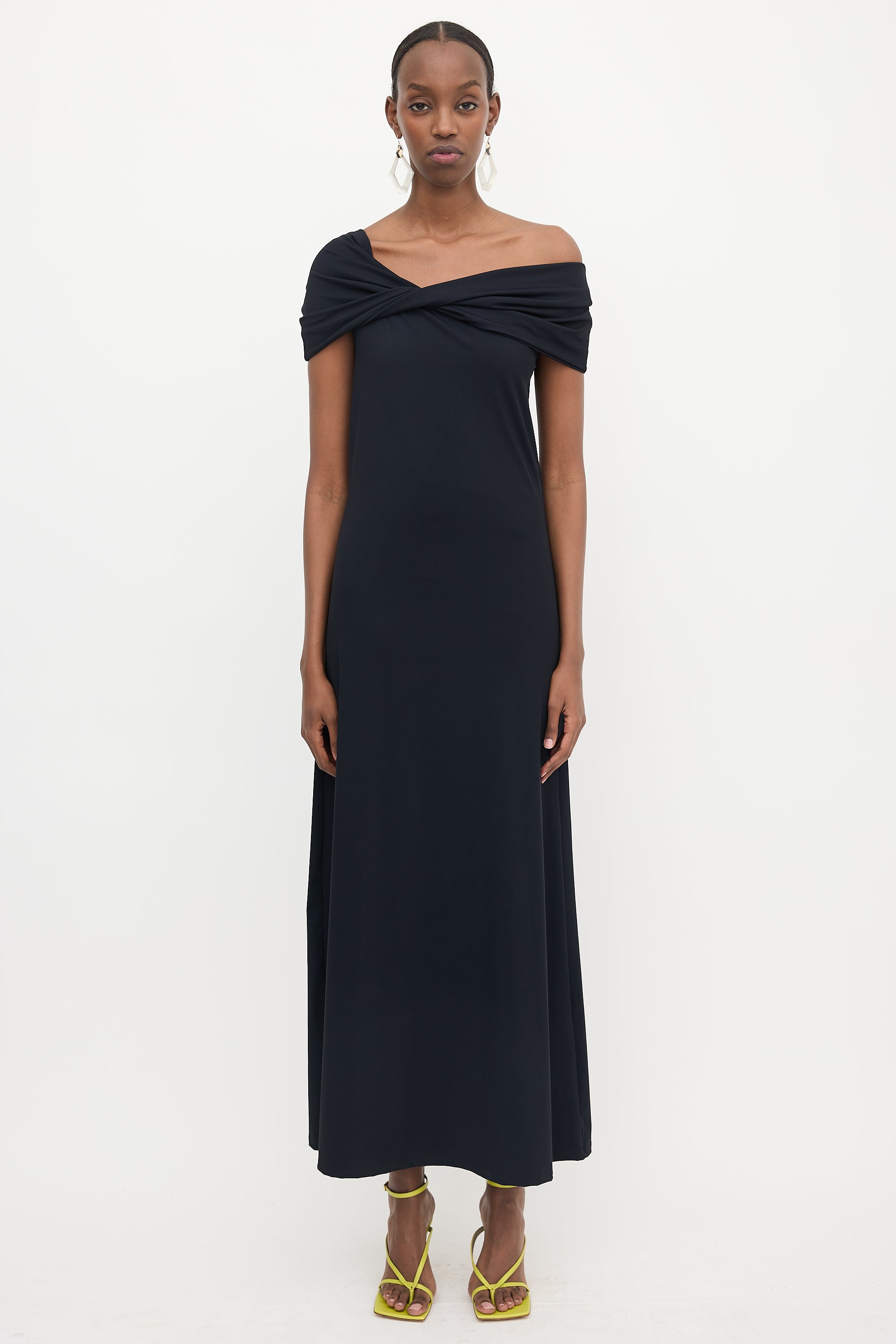 Róhe Off Shoulder Maxi Dress