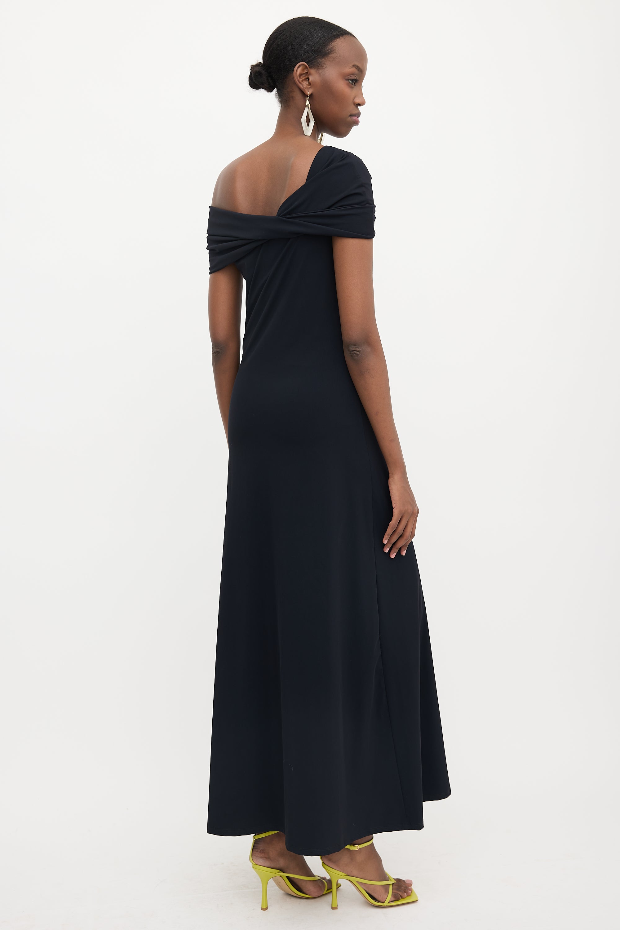 Róhe Off Shoulder Maxi Dress