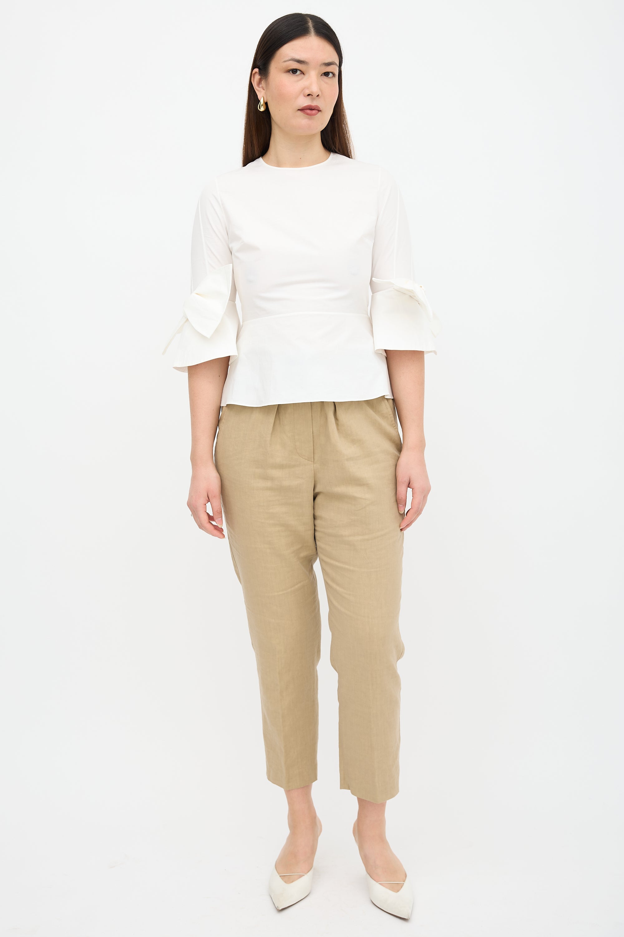 Roksanda Bow Sleeve Blouse