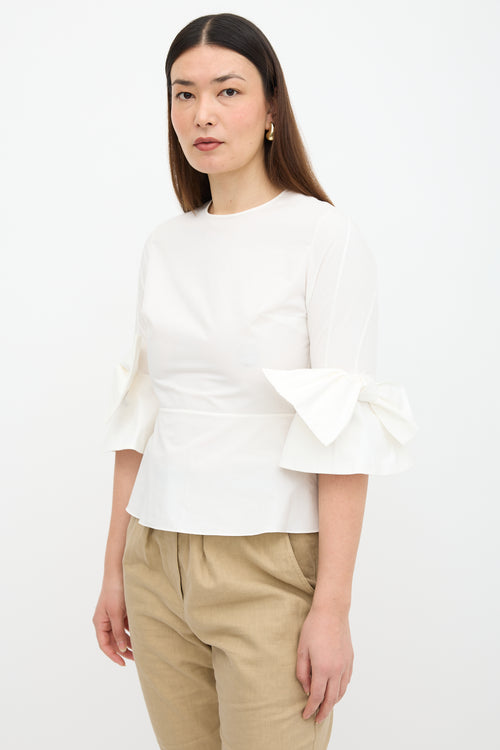 Roksanda Bow Sleeve Blouse