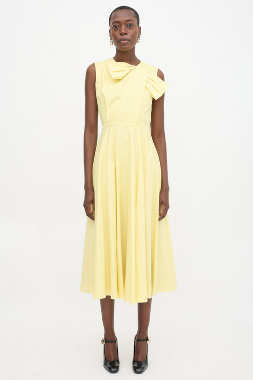 Roksanda Crepe Brigitte Bow Dress