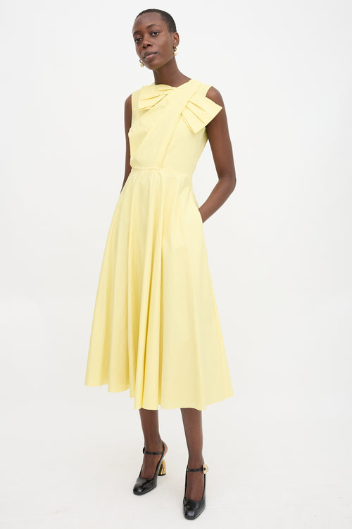 Roksanda Crepe Brigitte Bow Dress