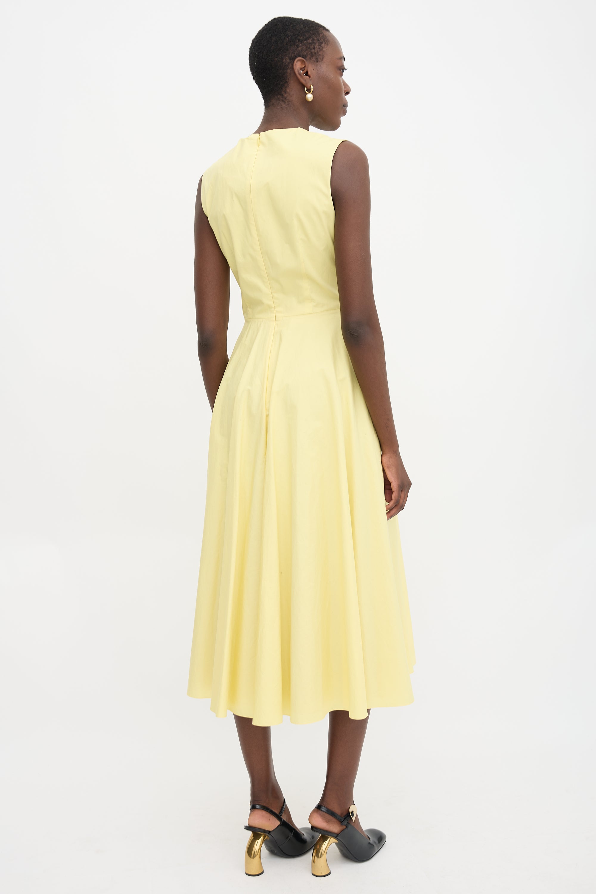 Roksanda Crepe Brigitte Bow Dress