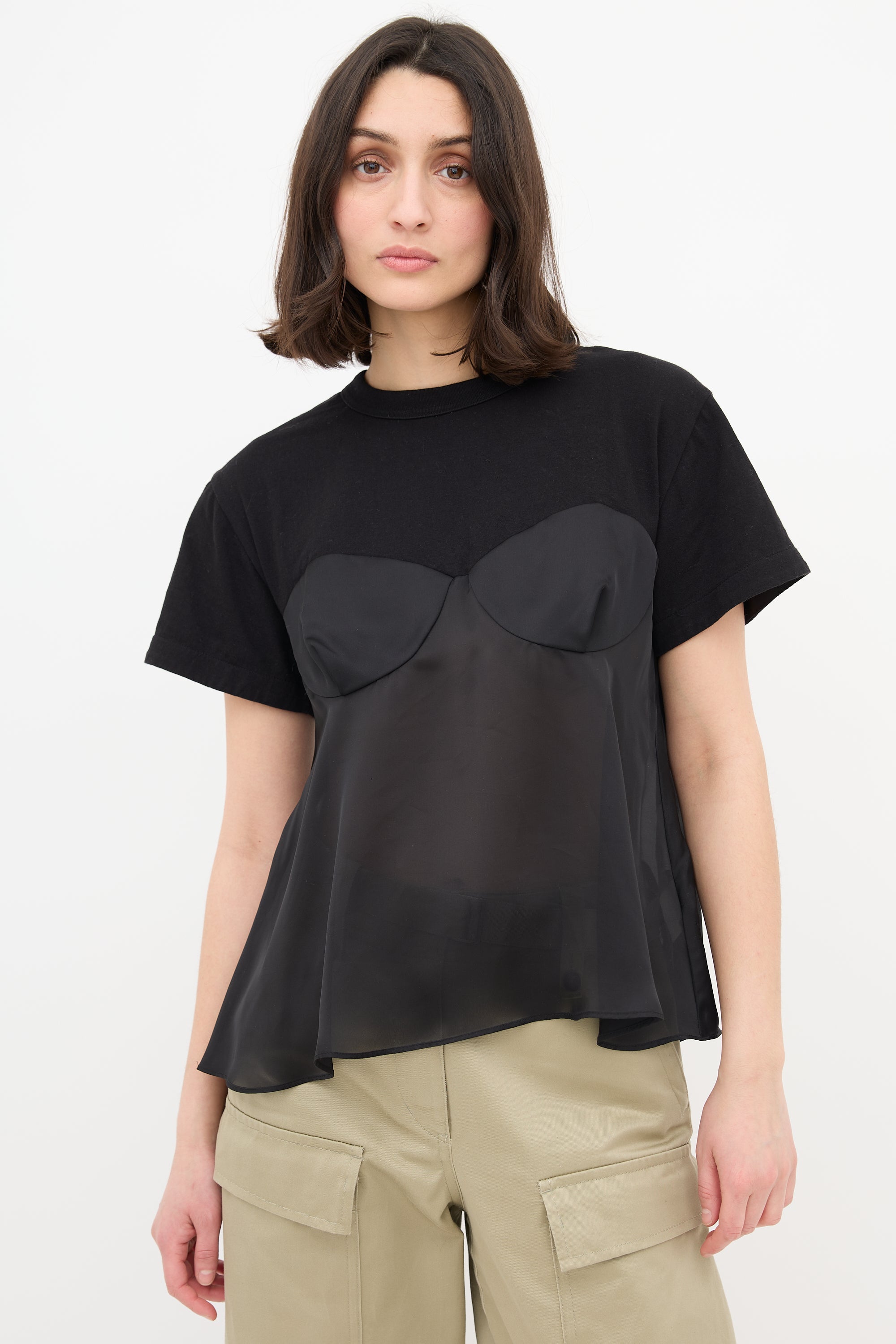 Sacai Bustier T-Shirt