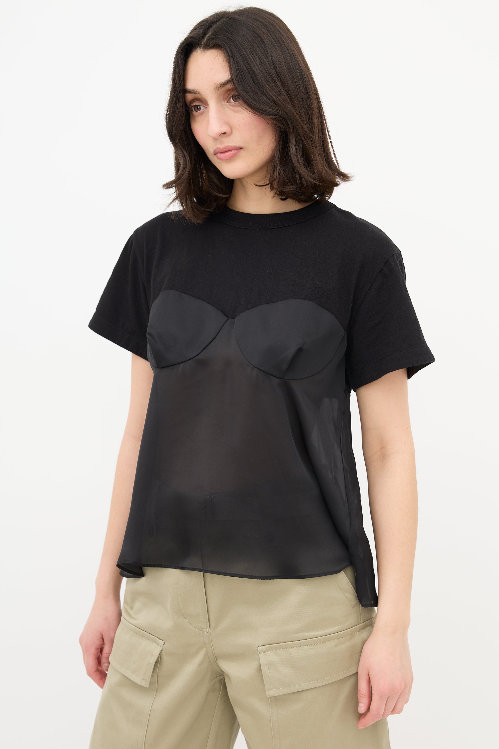 Sacai Bustier T-Shirt