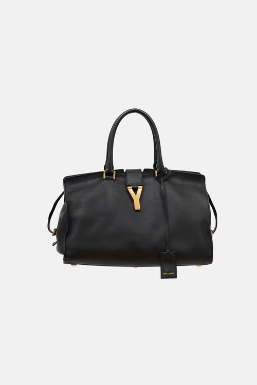 Saint Laurent Leather Classic Y Cabas Bag