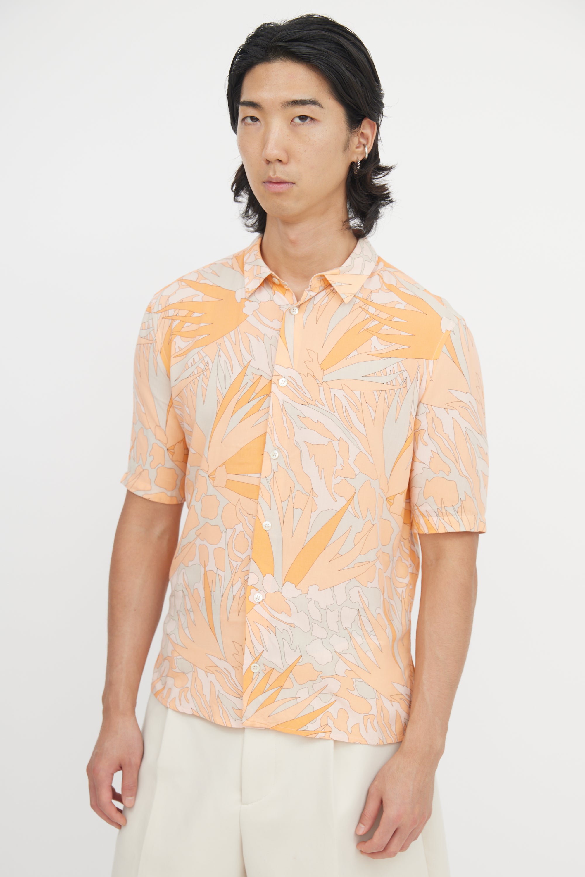 Saint Laurent Tropical Floral Shirt