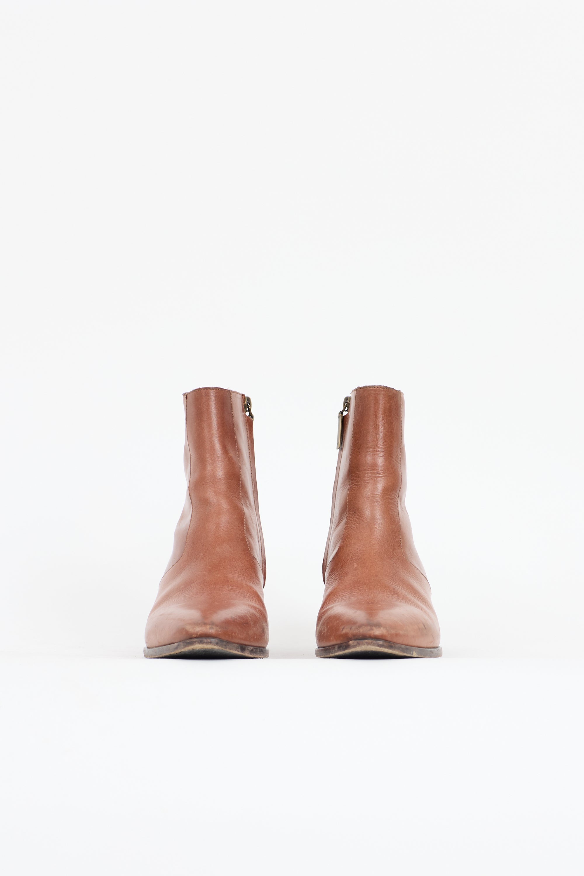 Saint Laurent Leather West Boot
