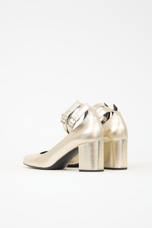 Saint Laurent Leather Heel