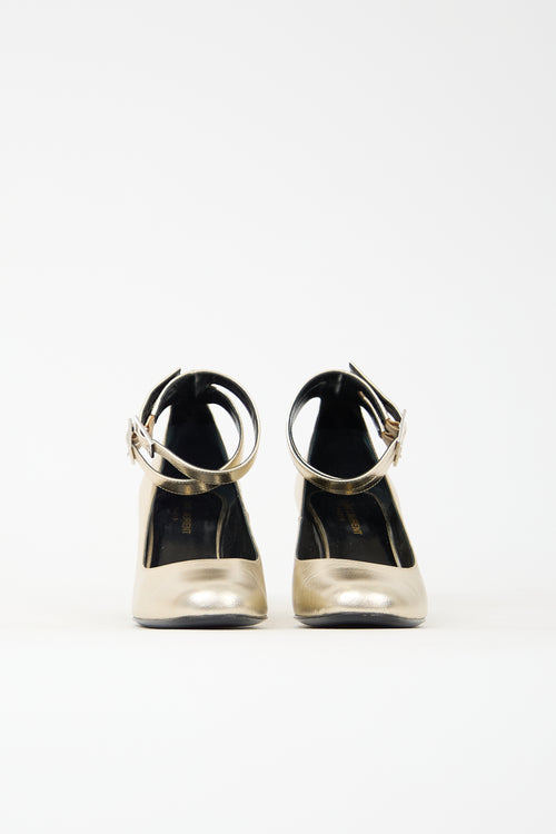 Saint Laurent Leather Heel