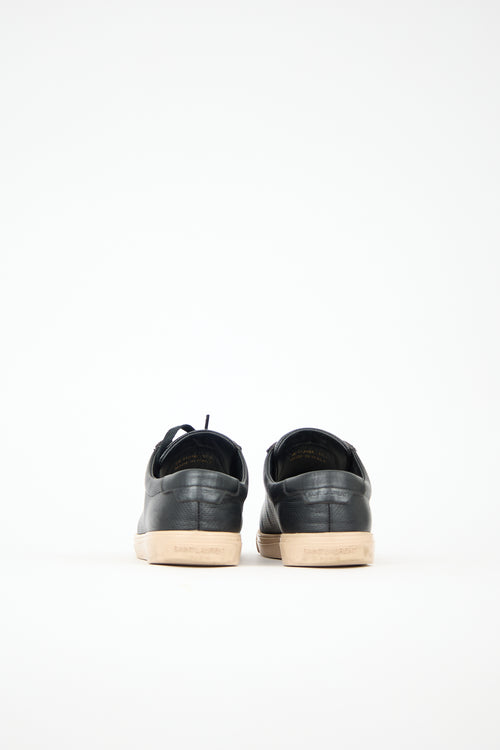Saint Laurent Perforated Leather Andy Sneaker