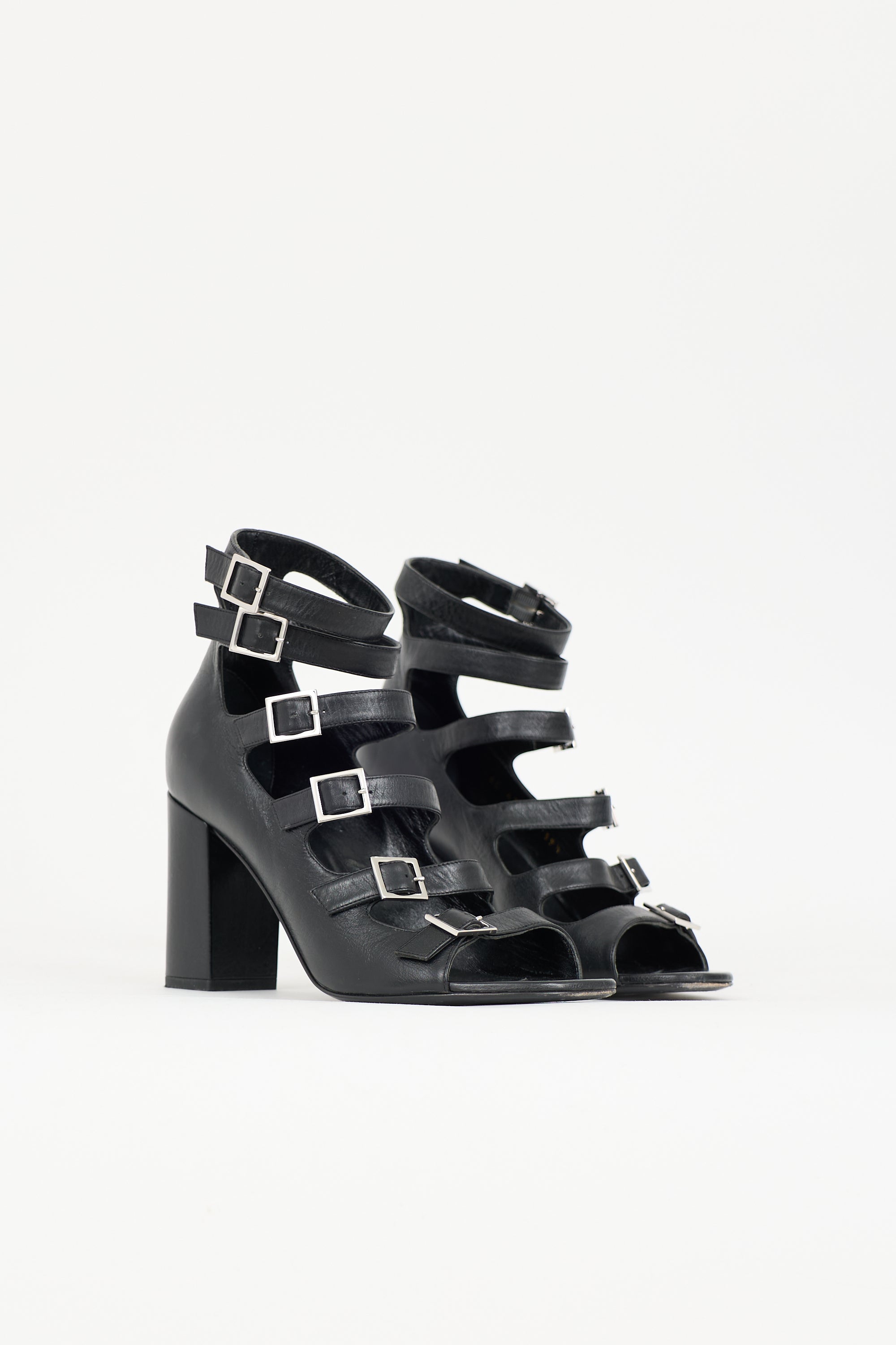 Saint Laurent Leather Babies Heel