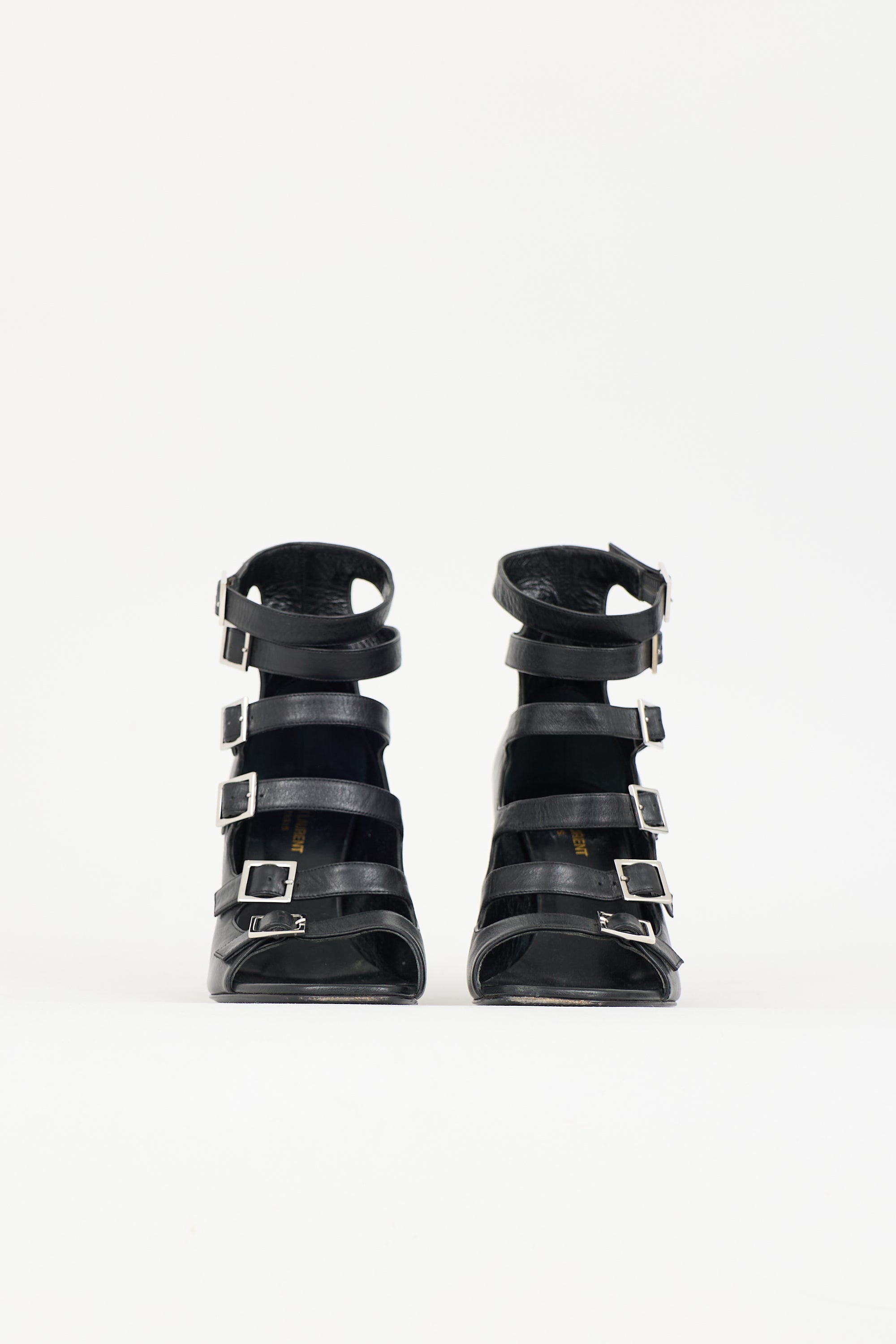 Saint Laurent Leather Babies Heel