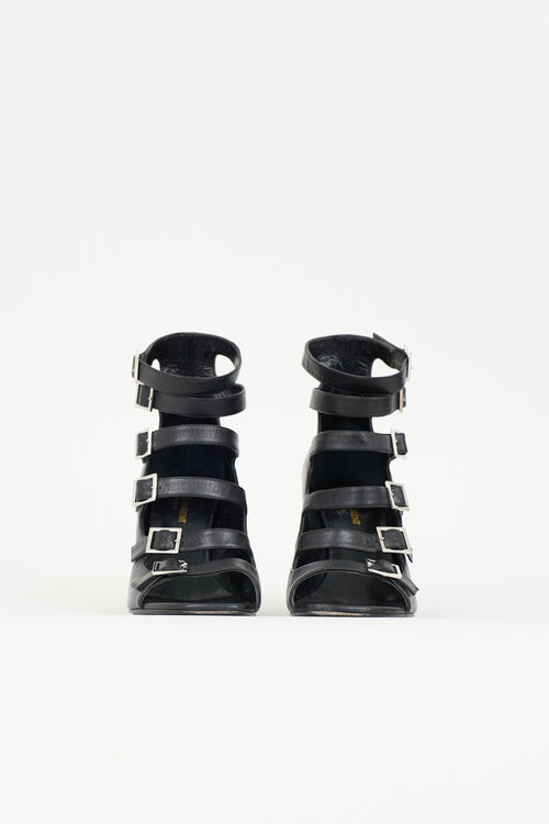 Saint Laurent Leather Babies Heel