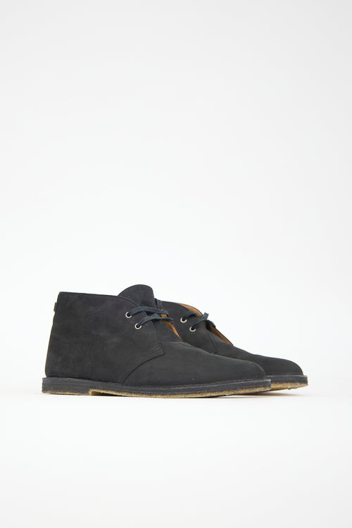 Saint Laurent Suede Oran Lu Boot