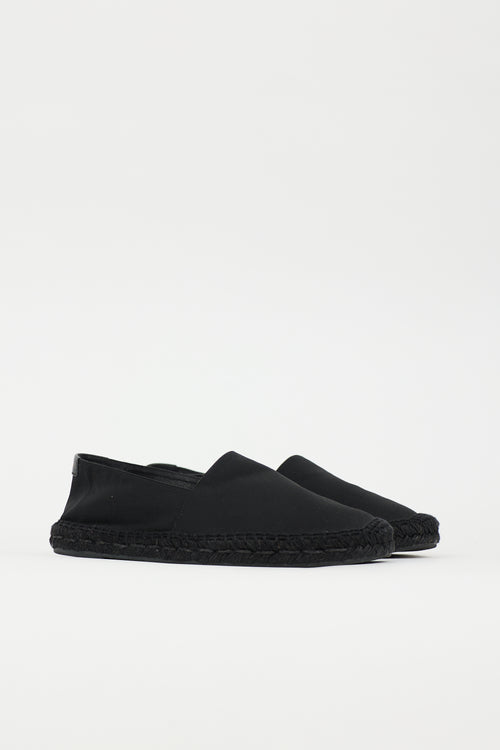 Saint Laurent Canvas Espadrille Flat