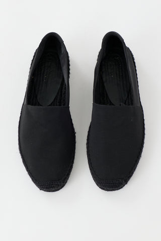 Saint Laurent Canvas Espadrille Flat