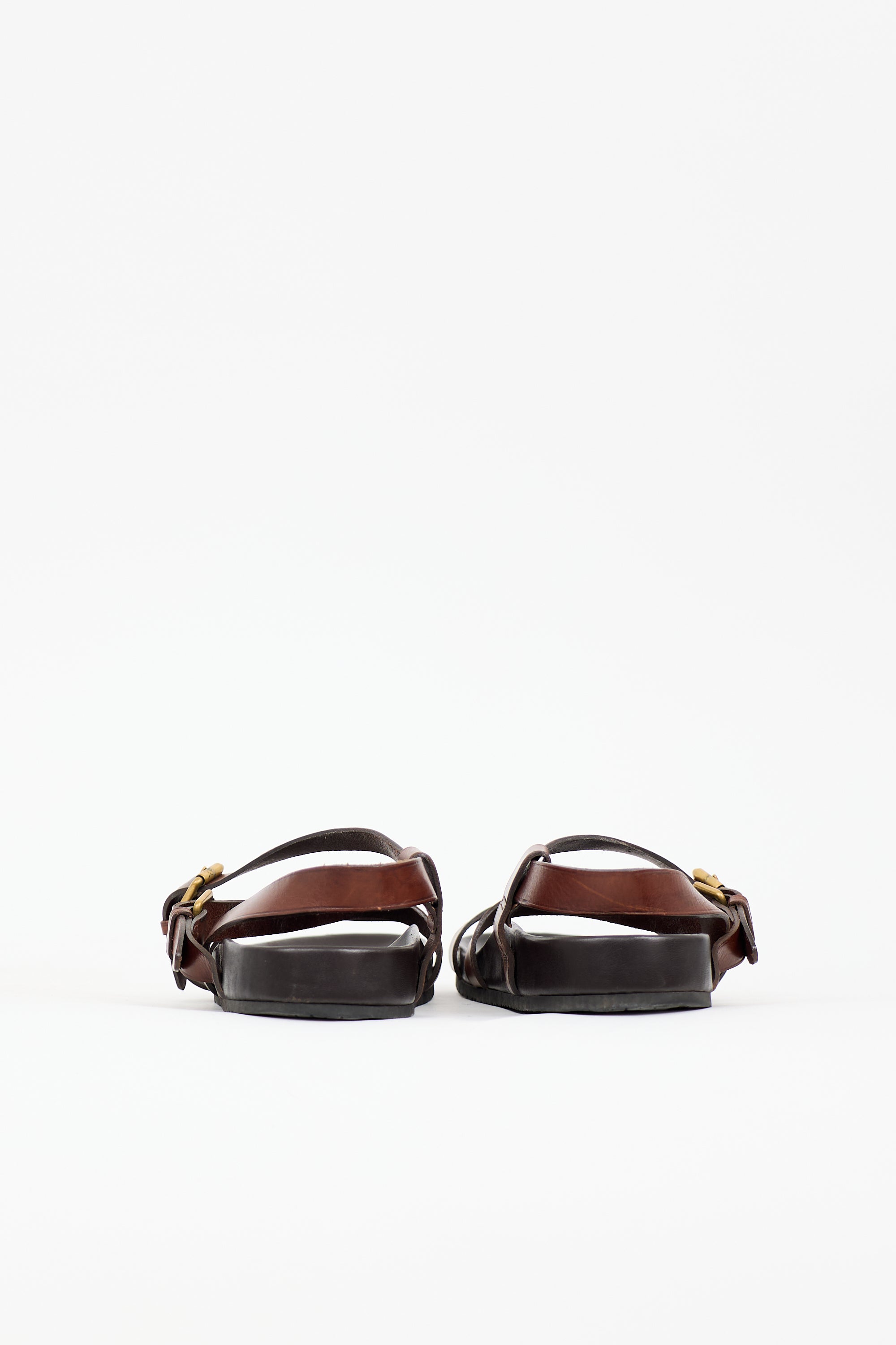 Saint Laurent Leather Strappy Sandal