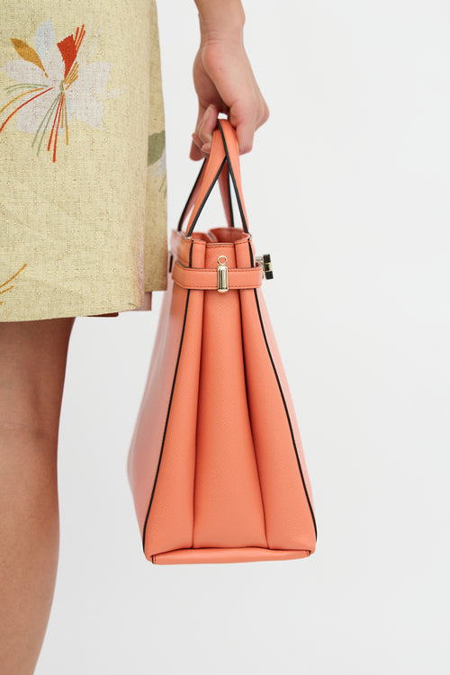Serapian Leather Side Strap Bag