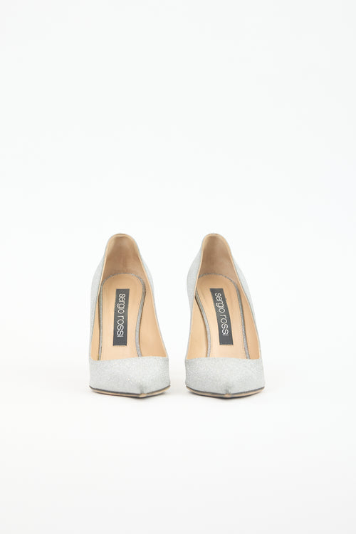Sergio Rossi Glitter Godiva Pump