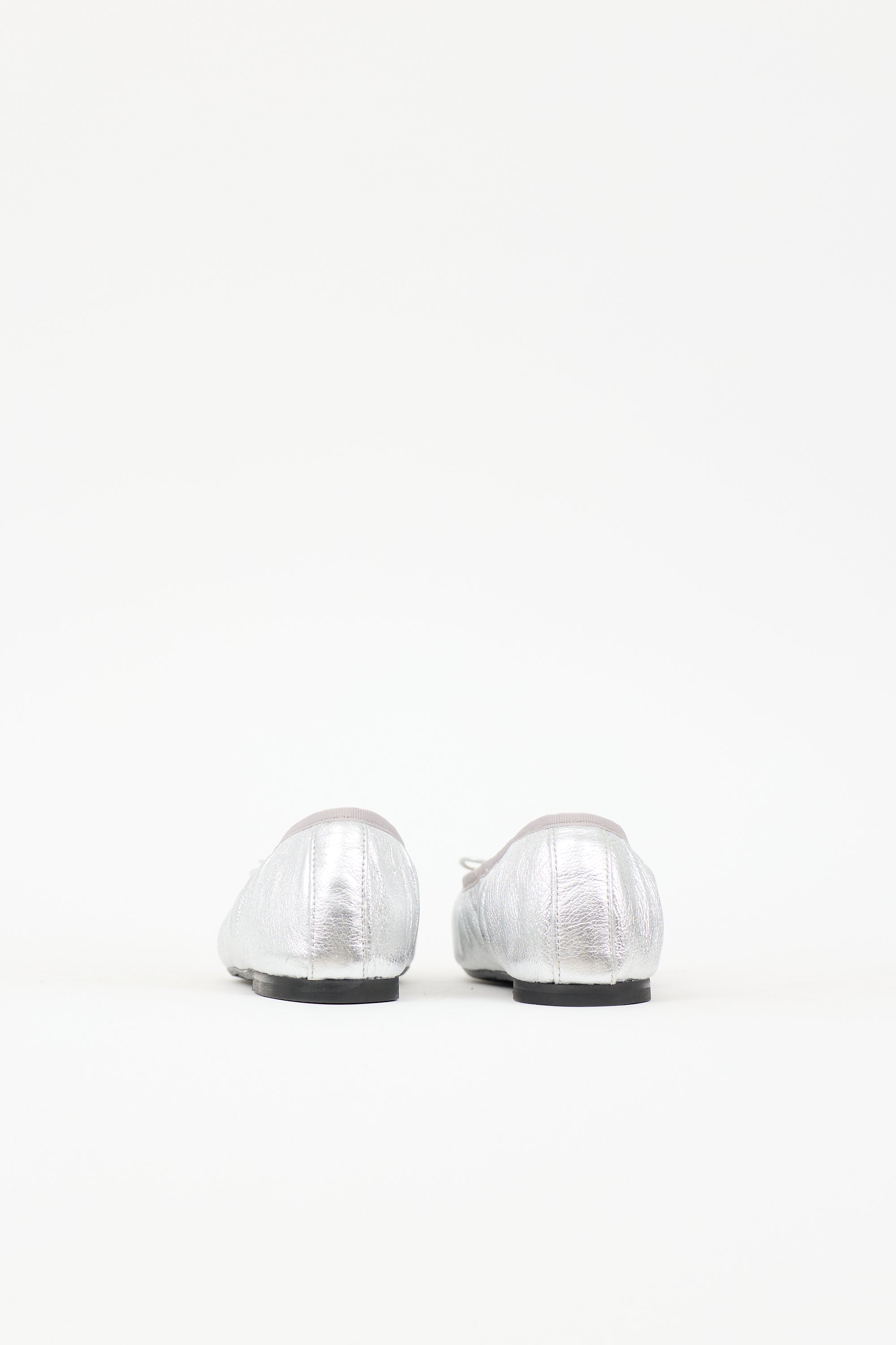 Sézane Leather Agathe Flat