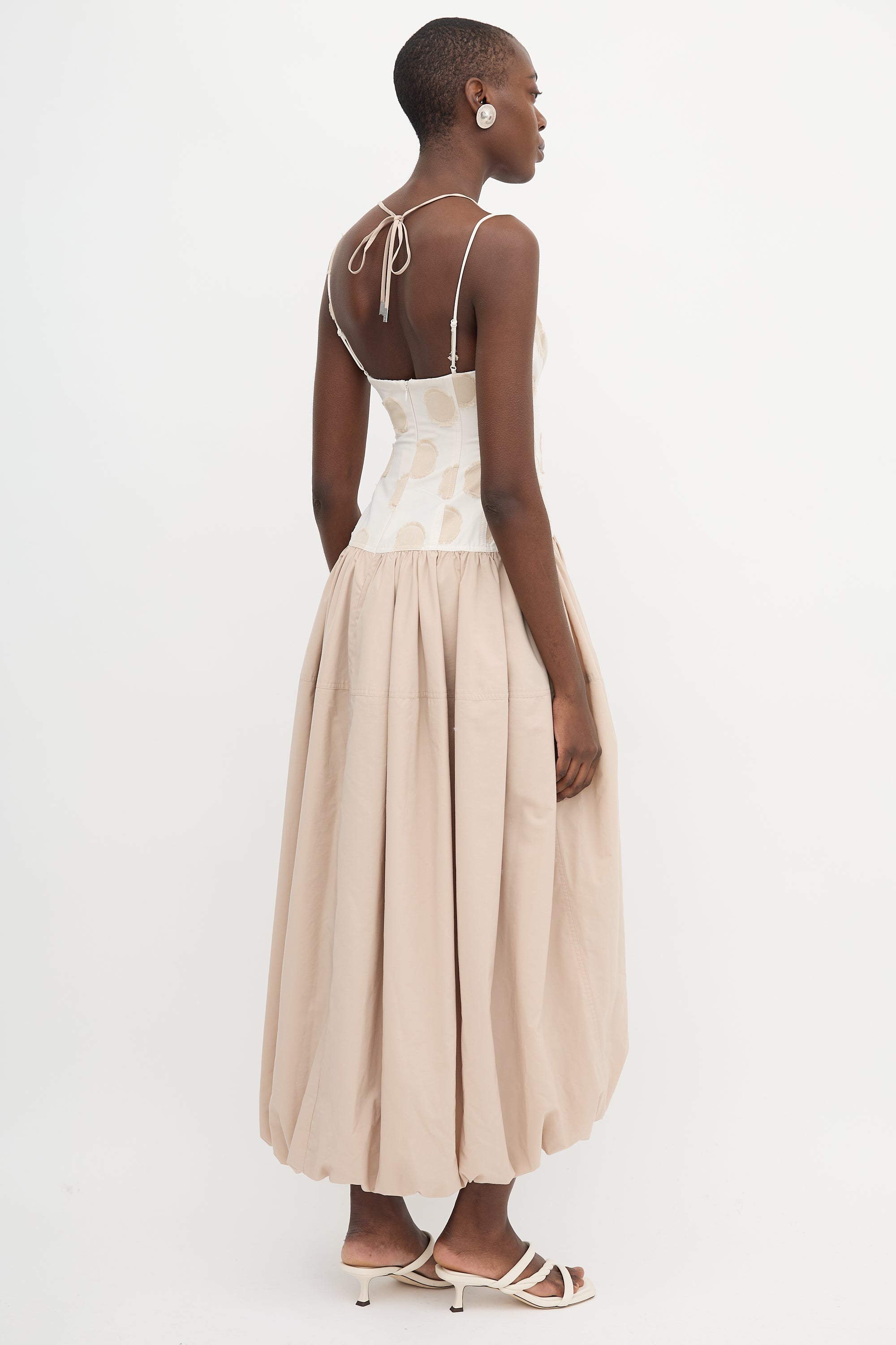 Simkhai Polka Dot Applique Dress
