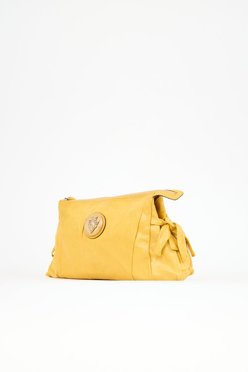 Gucci Leather Hysteria Clutch