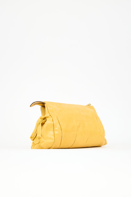 Gucci Leather Hysteria Clutch