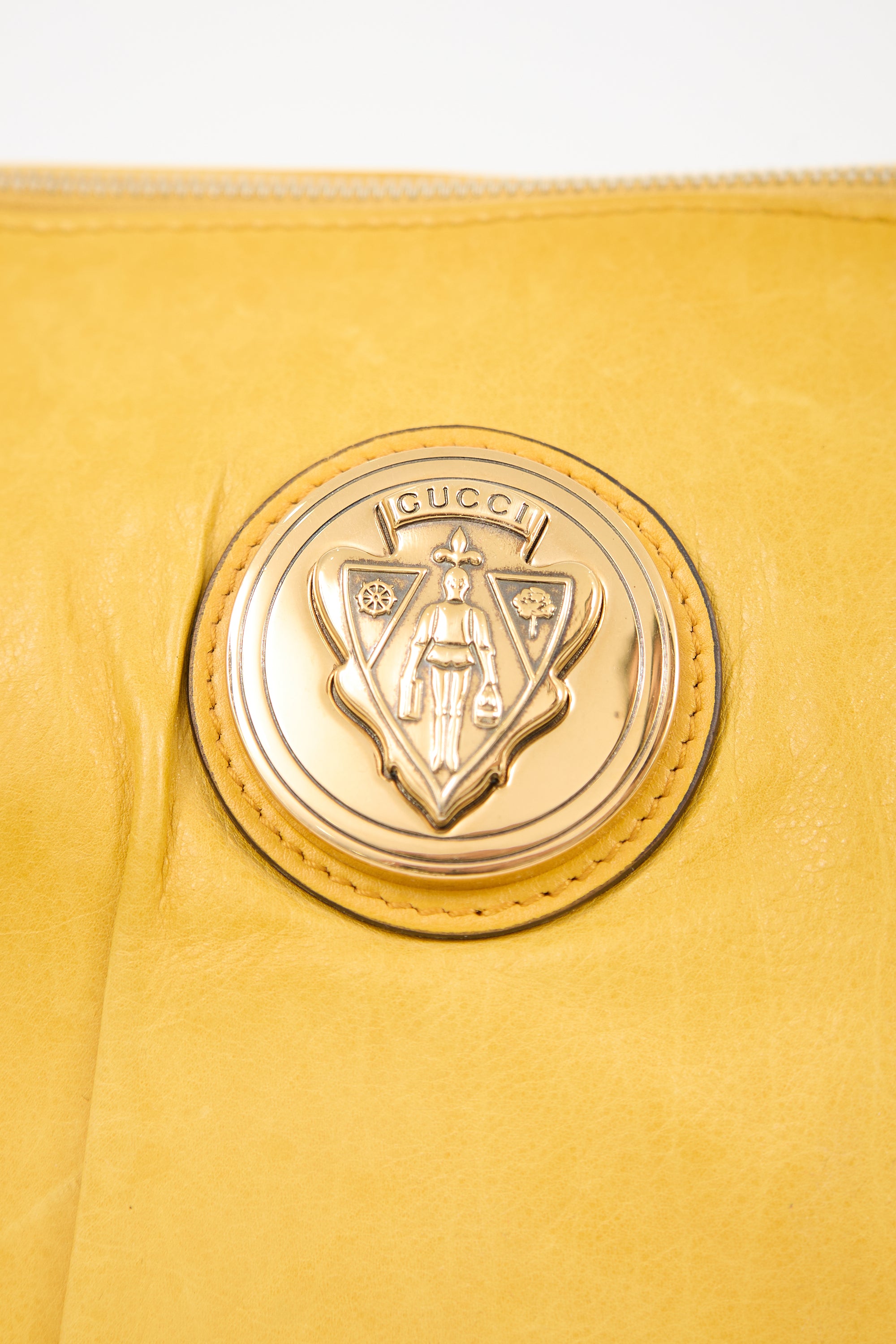 Gucci Leather Hysteria Clutch