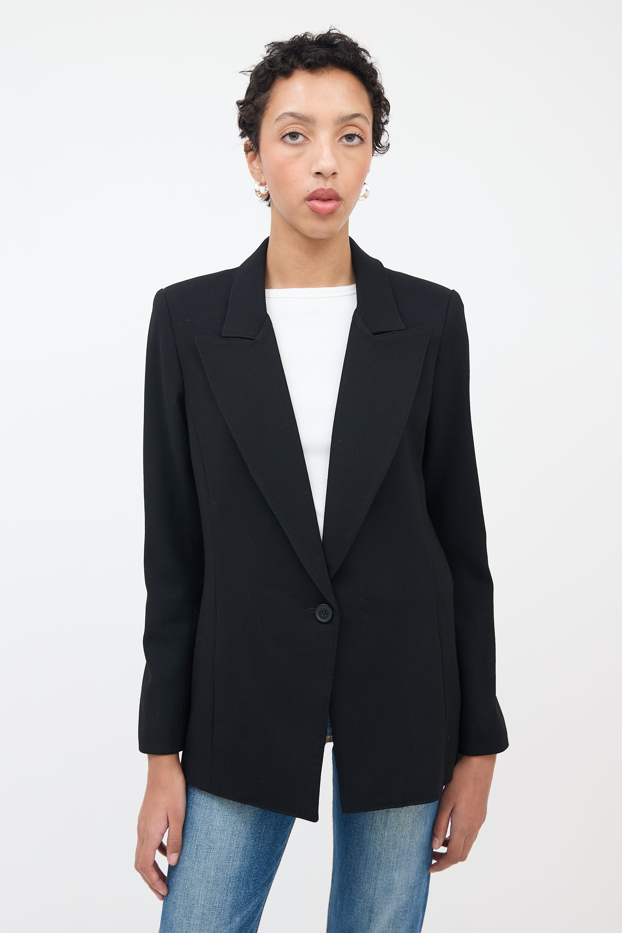 Smythe Oversize Peak Lapel Blazer