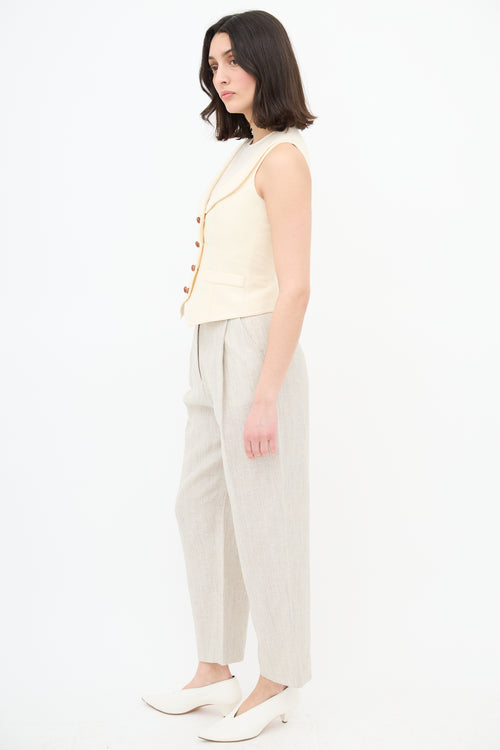 Smythe Wool Double Breasted Vest
