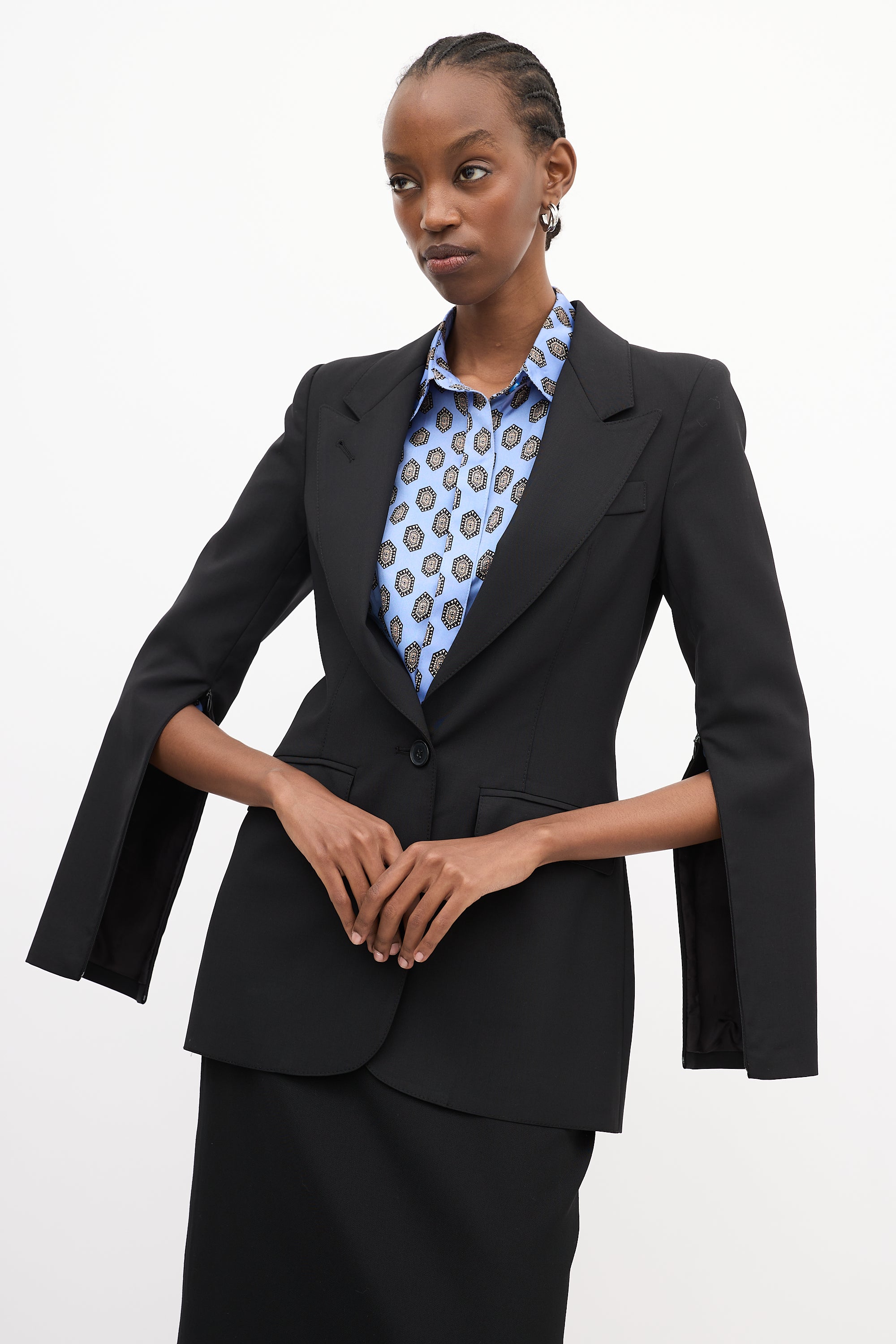 Smythe Zip Sleeve Blazer