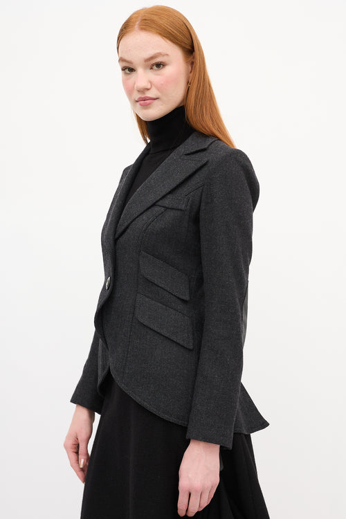 Smythe Herringbone Equestrian Blazer
