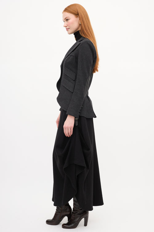 Smythe Herringbone Equestrian Blazer