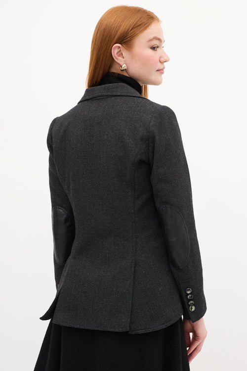 Smythe Herringbone Equestrian Blazer