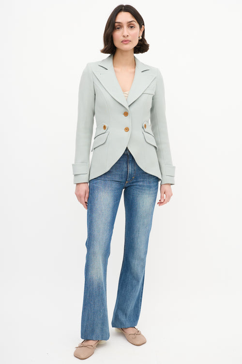 Smythe Wool Strap Blazer