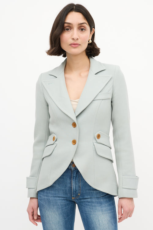 Smythe Wool Strap Blazer