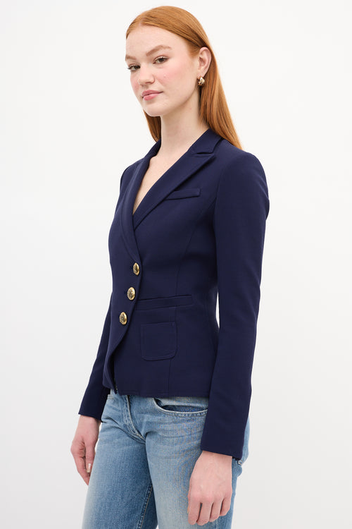 Smythe Asymmetrical Wrap Blazer