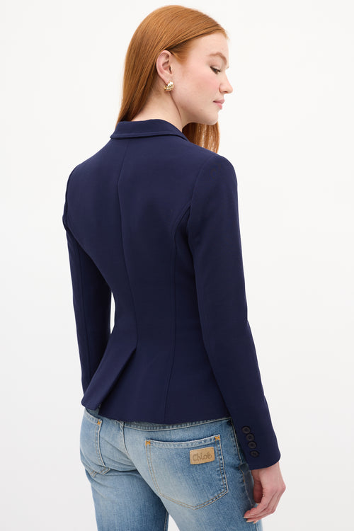 Smythe Asymmetrical Wrap Blazer