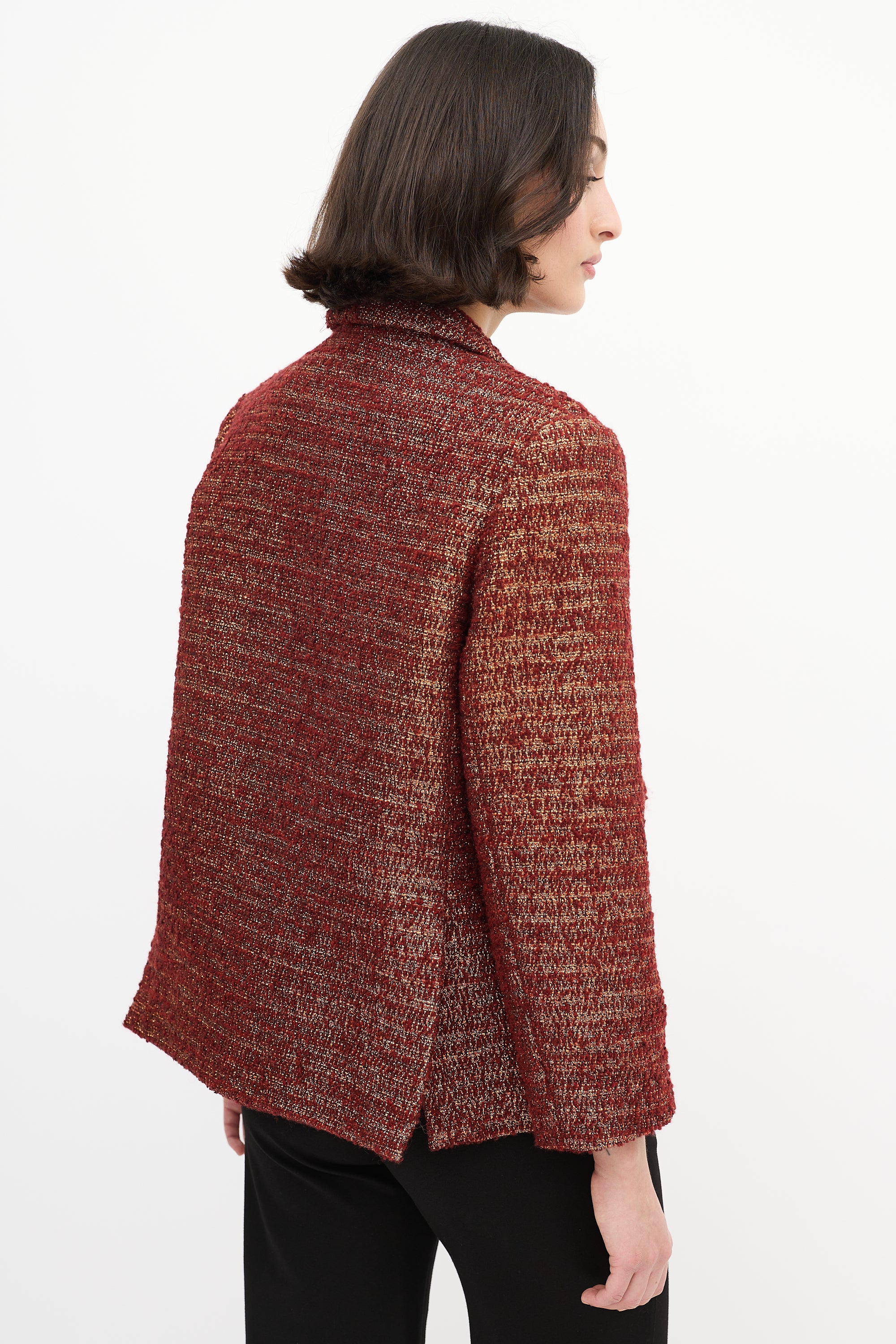 Smythe Tweed Double Breasted Blazer