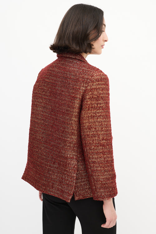 Smythe Tweed Double Breasted Blazer