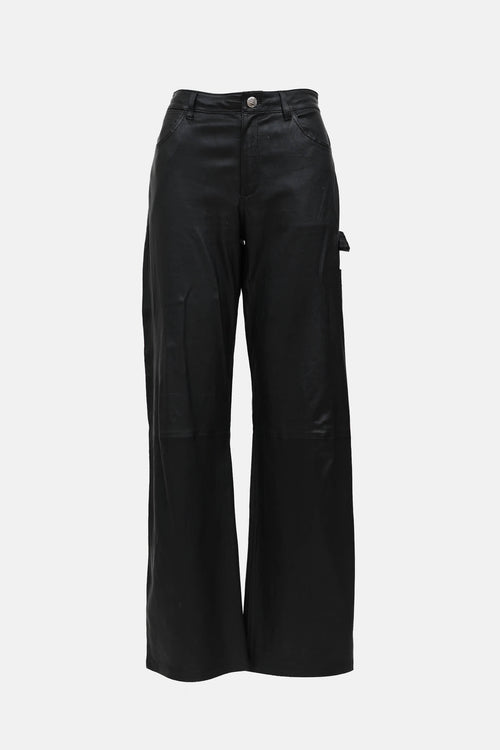 SPRWMN Leather Carpenter Pant