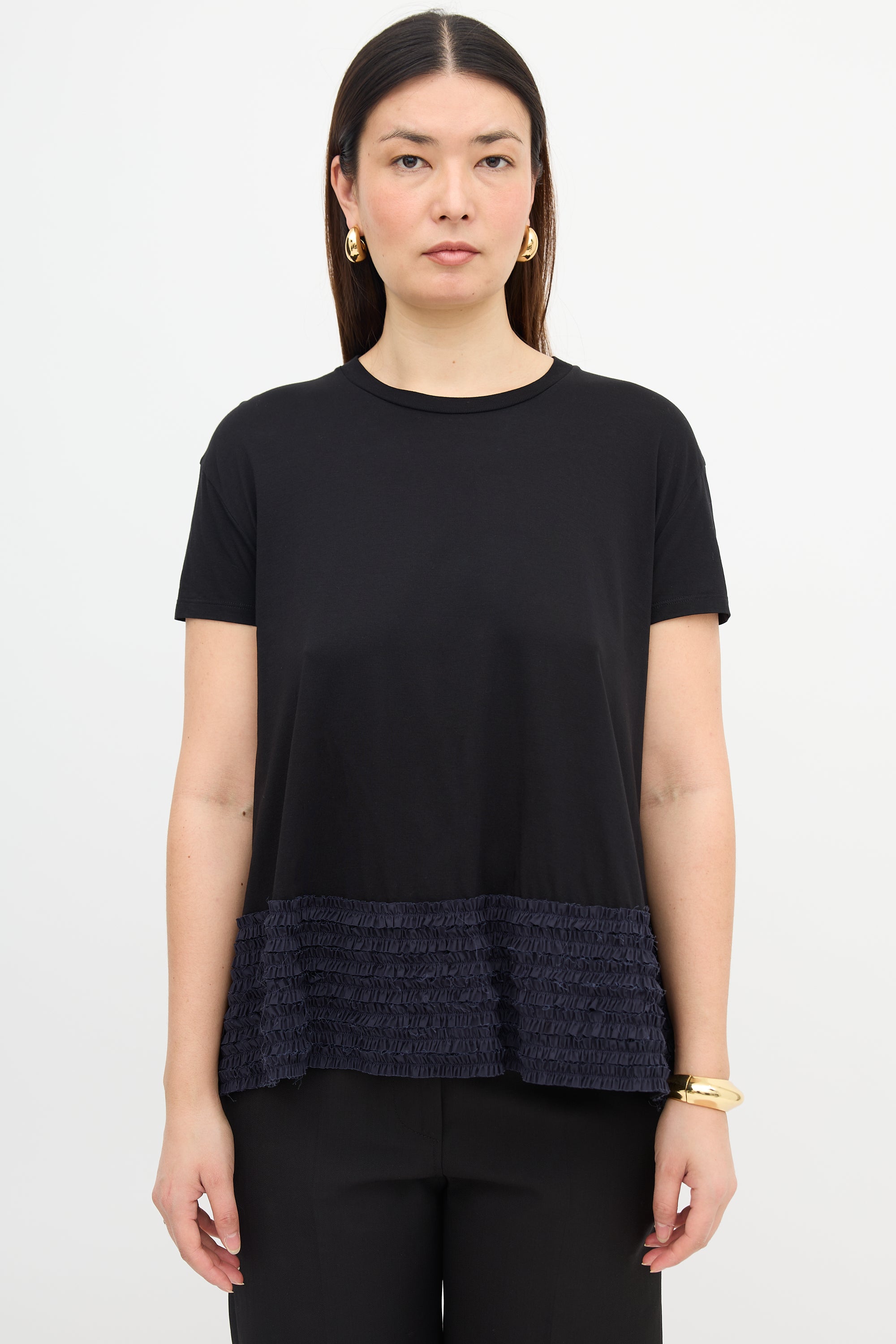 Stella McCartney Ruffle Trim T-Shirt