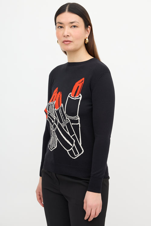 Stella McCartney Wool Lipstick Sweater